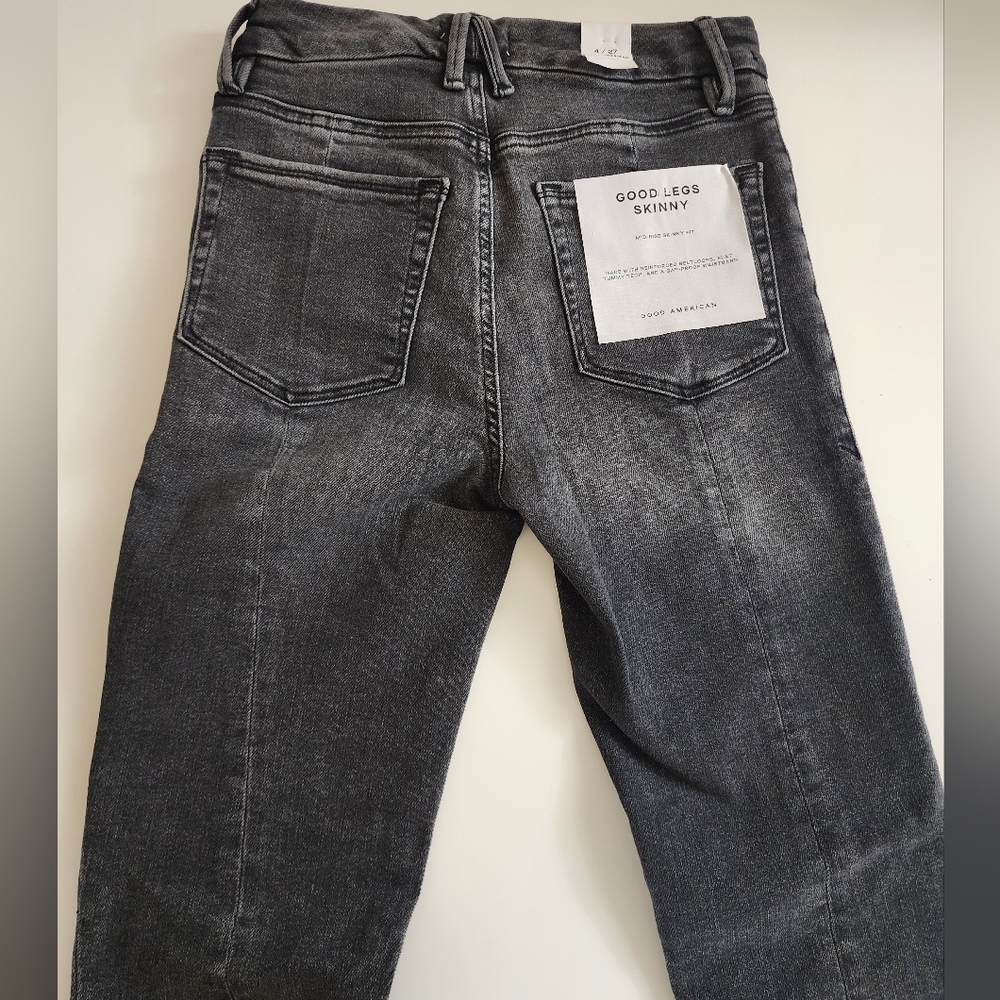 GOOD AMERICAN GOOD LEGS SKINNY JEANS - Picture 6 of 8
